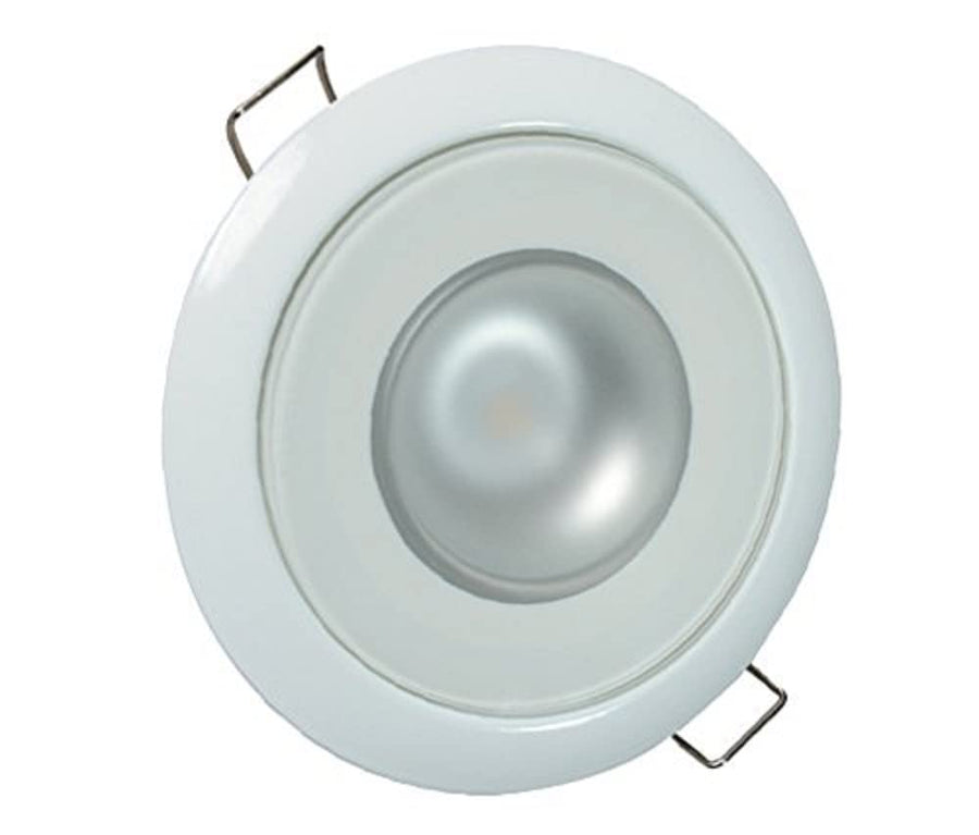 Lumitec LED Flush Mount Ceiling Down Light Mirage - White - White Dimming, Red Non-Dimming, Blue Non-Dimming - IP67 Rated, Slim Profile, Ideal for Indoor/Outdoor, 113128, 380 Lumens
