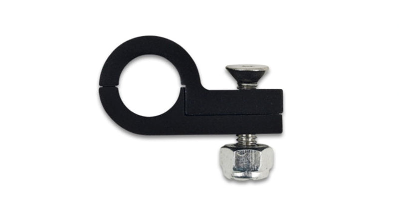 Line Clamp Vibrant Performance 20666, 2-Piece, 0.25 in ID, Aluminum, Black Anodized, Each
