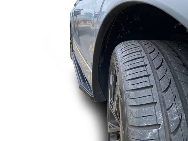 Peerless Black Horse Running Boards Compatible with 2011-2020 Volkswagen Tiguan-PR-W1069BK Black