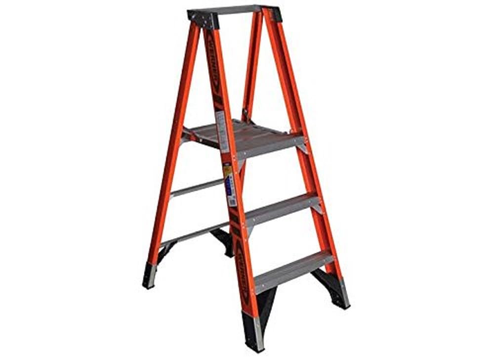 Platform Ladder, Werner (P7403) Fiberglass