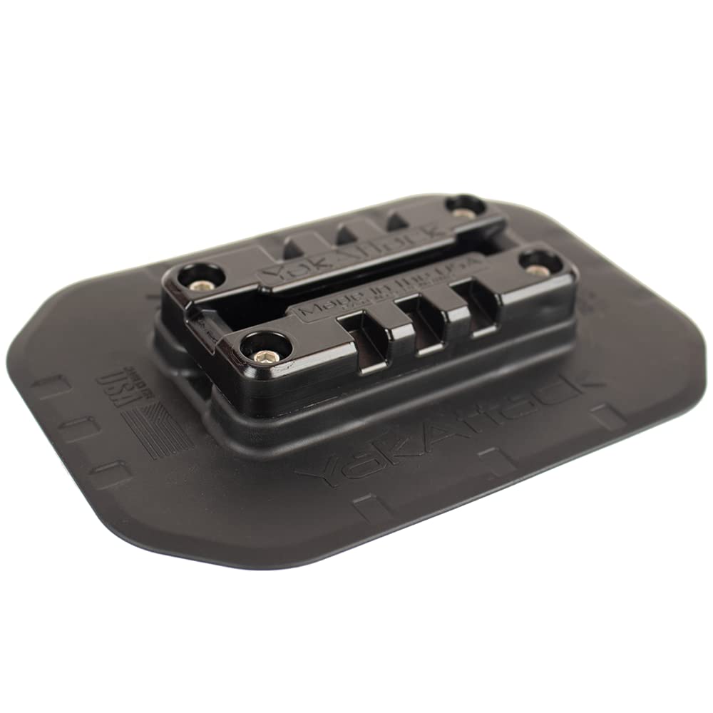 YakAttack Flexible Surface Mount SwitchPad with MightyMount Switch | No-Drill Track Mount for Inflatable Kayaks, Rafts & Boats | Compatible with LockNLoad & MightyBolt Accessories | Made in USA