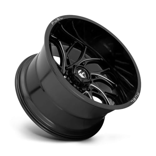 D741 Fuel 1PC 22X8.25 8X6.5 GL-BLK-MIL -240MM - D74122828D35