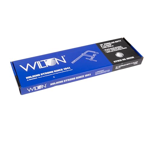 Wilton F-Clamp Regular-Duty, 18" Opening, 4-3/4" Throat, 1800 Lbs. Clamping Force (Model 1800S-18)
