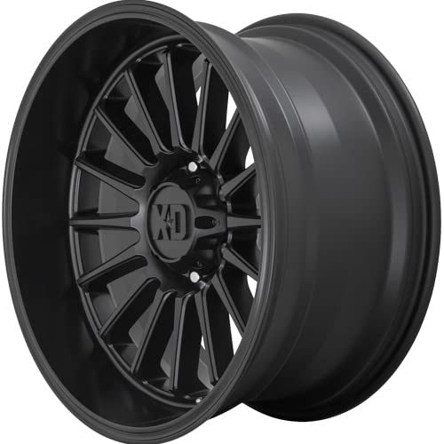 20x9 XD857 WHIPLASH, Bolt Pattern: 5x5/, Offset: 0, SATIN BLACK, set of 1