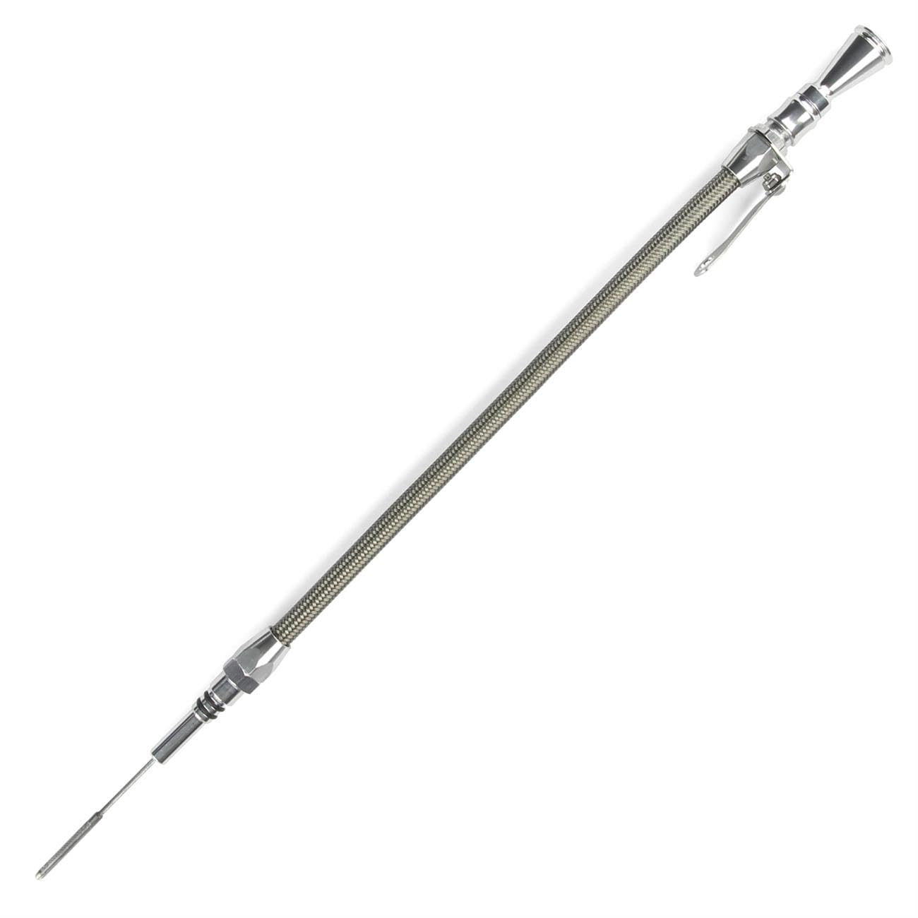Brite Flexible Engine Dipstick Lokar 1220124 with Lock for Ford 302 Anchor-Tight
