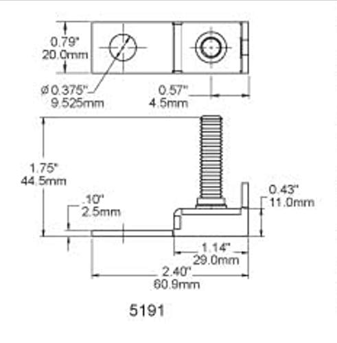 Fuse Block Blue Sea Systems Terminal 30-300 AMP