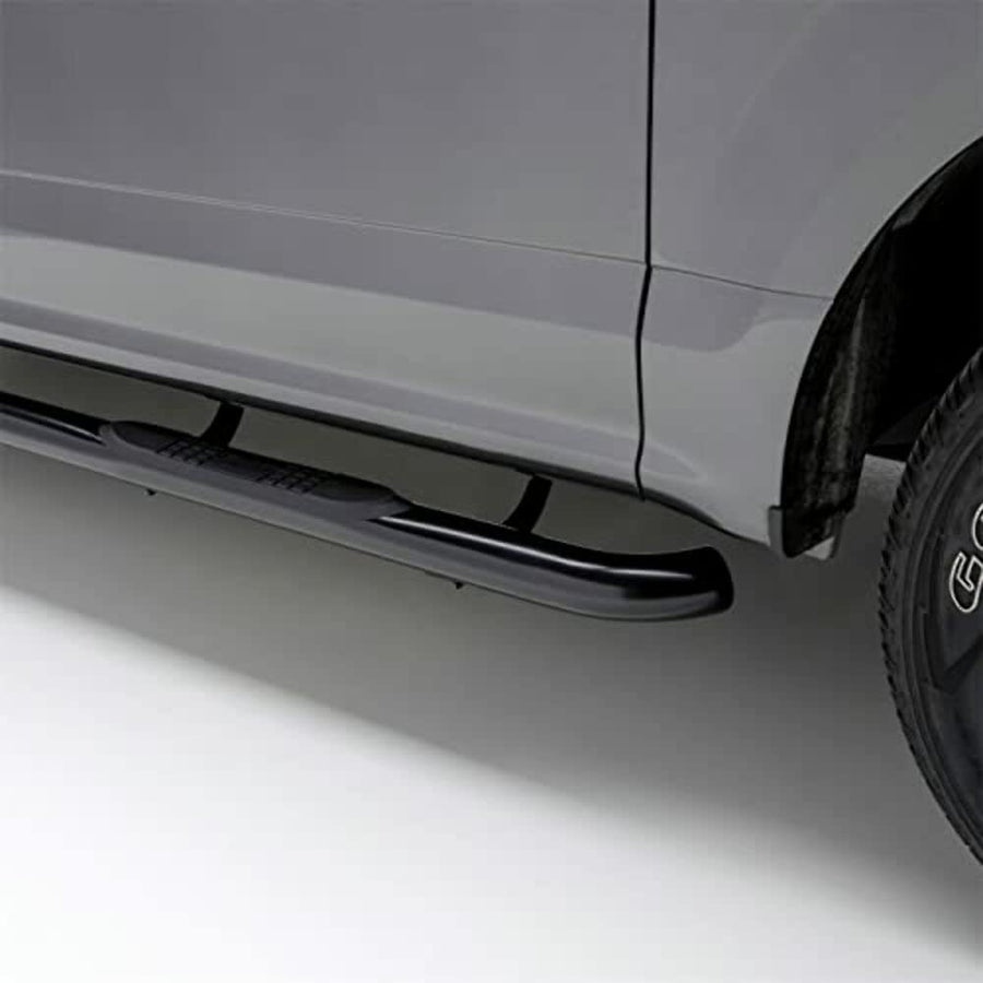 3-Inch Round Black Steel ARIES Nerf Bars, No-Drill, Fits Select Ford Bronco Sport