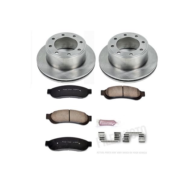 Power Stop Autospecialty KOE1798 Rear Replacement Brake Kit-OE Brake Rotors & Ceramic Brake Pads
