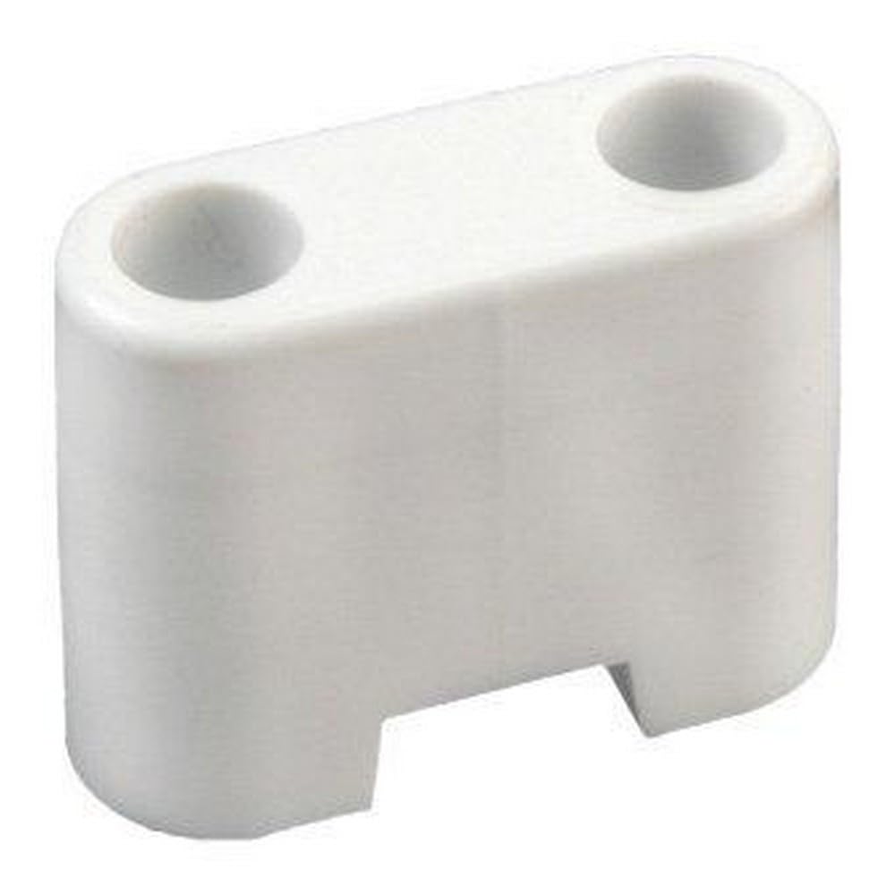 1.25" RV Designer White Entry Door Bumper