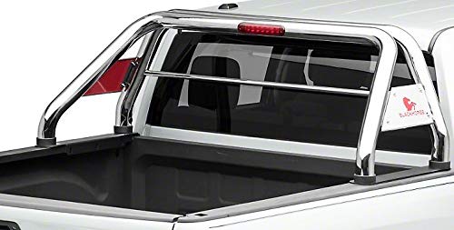 CLASSIC Black Horse Roll Bar w/40in LED Light Bar Stainless Steel Compatible with 00-10 Ram 2500/3500|01-24 Silverado 2500/3500 HD|00-24 Ford F-150|17-24 Titan|01-24 Sierra 1500/2500/3500|07-24 Tundra