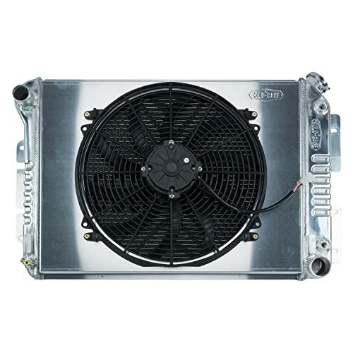 67-69 Camaro BB/Firebird COLD - CASE AT Radiator and16in Fan, Silver (CHC11AK)