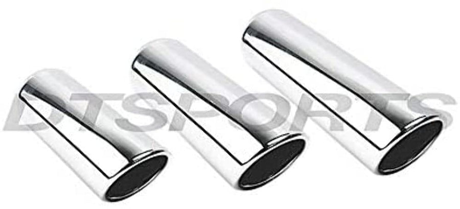 DT-243018RAC - DIFFERENT TRENDS Different Trends 3.00In Rolled Angle Texas Exhaust Tip 2.25In Id / 3.00In Od