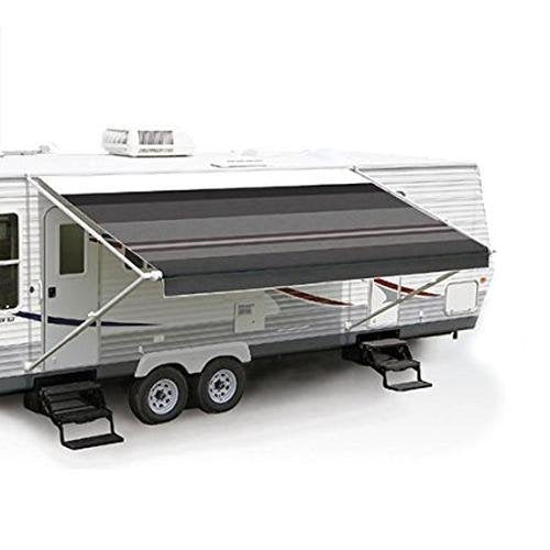 Fiesta Carefree EA198B00 Bordeaux 19' Vinyl Roller Assembly (with White Vinyl Weatherguard, White Spring Castings)