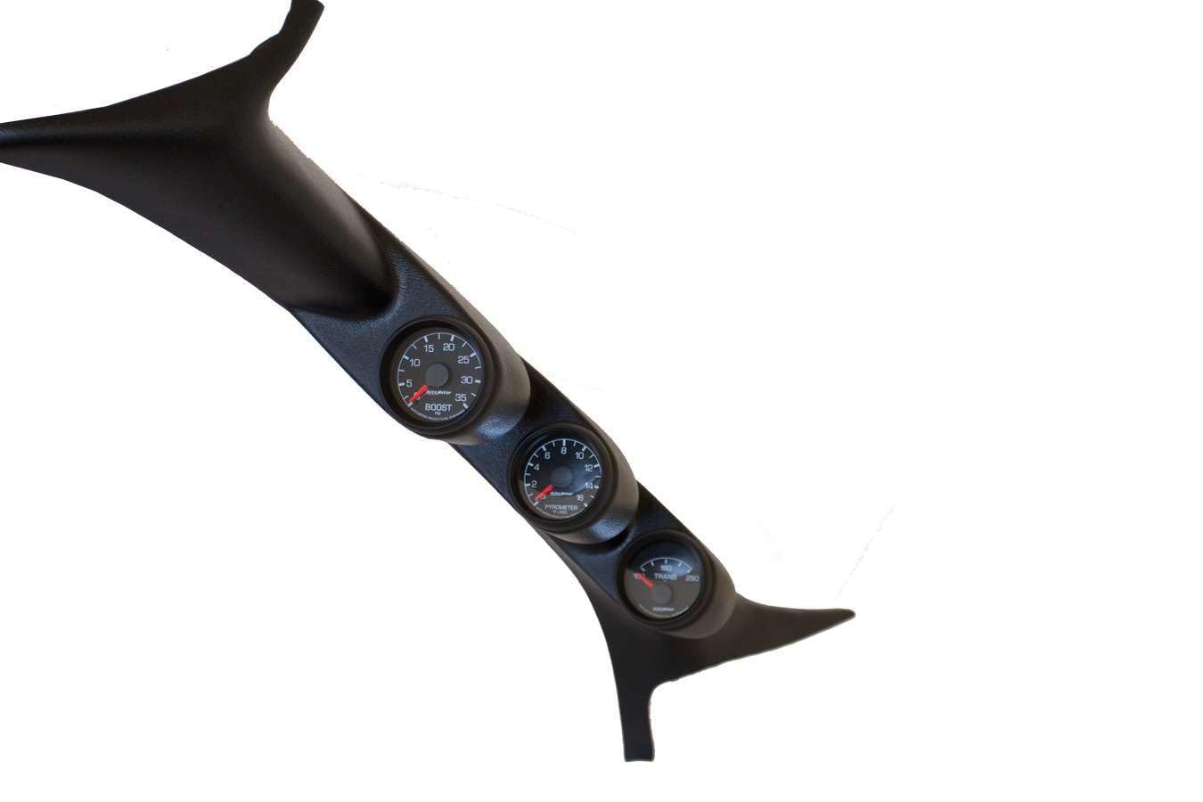 Gauge Works Auto Meter 7077 Triple Pillar , Black