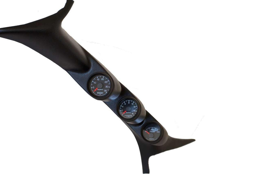 Gauge Works Auto Meter 7077 Triple Pillar , Black