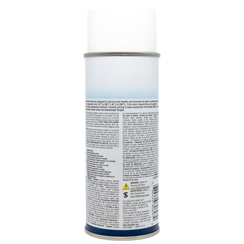 Copper Spray-A-Gasket Permatex Hi-Temp Adhesive Sealant, 9 oz. net Aerosol Can, Orange