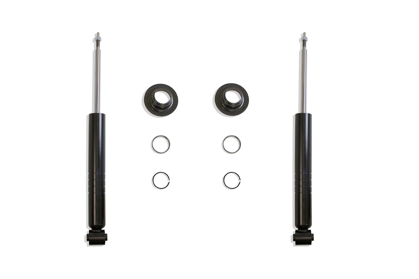 Part# 200803 Max Trac Suspension is A Pair of 0"-3" Rear Adjustable LOWERING Struts; Black W/Coil SEAT, Retainer Clip & Retainer Collar
