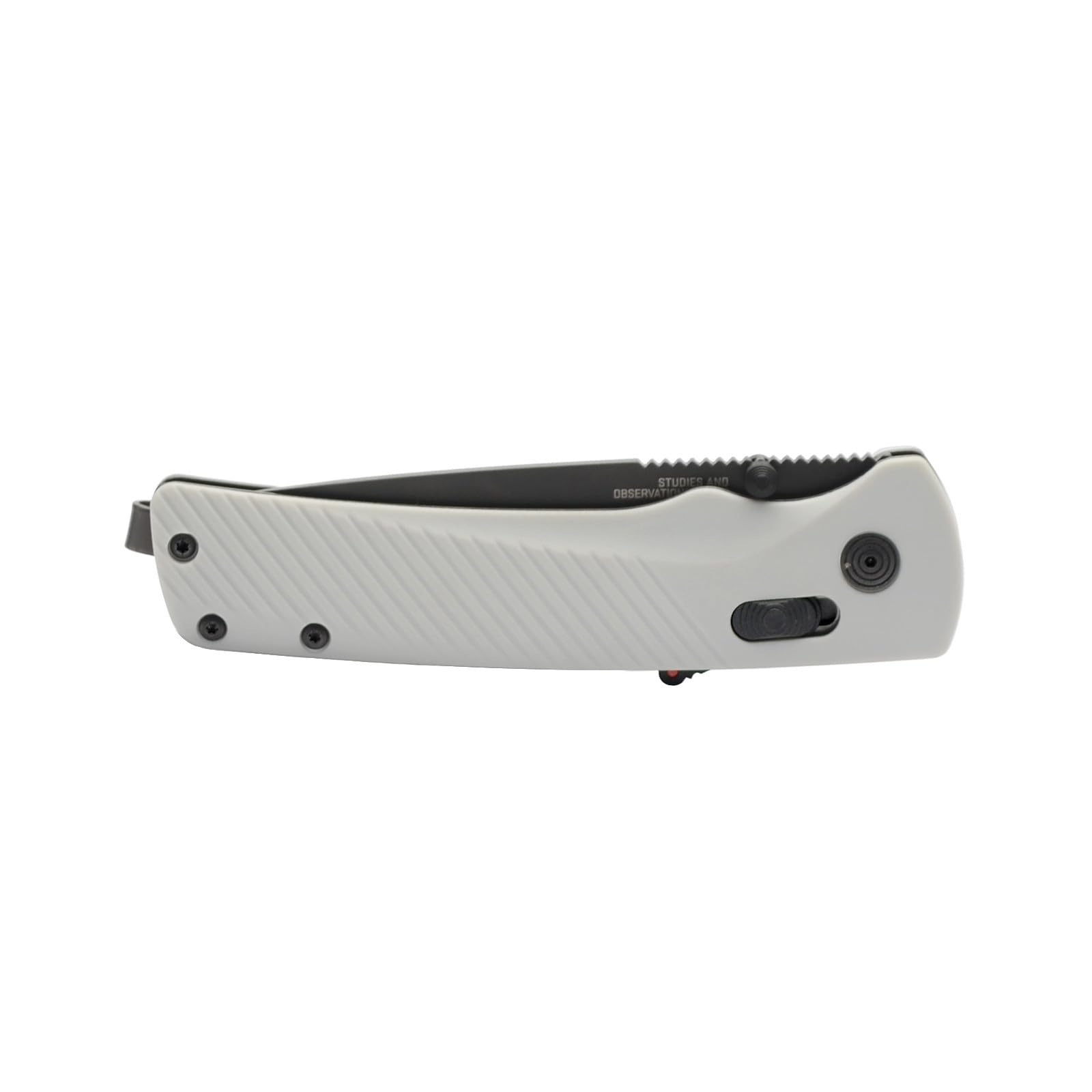 SOG Flash AT Ambidextrous Daily Carry Pocket Compact Folding Knife | Ergonomic Handle for Enhanced Grip | D2 Steel Blade, Concrete/Cool Gray