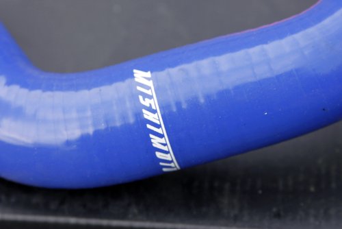Mishimoto Silicone Radiator Hose Kit MMHOSE-MUS-86BL Fits Ford Mustang GT Cobra 1986-1993 Blue