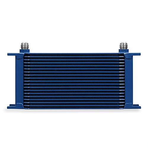 Mishimoto Universal 19 Row MMOC-19BL Oil Cooler, Blue