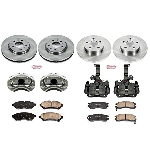 Power Stop 1-Click KCOE2732 Autospecialty Replacement Brake Kit with Calipers
