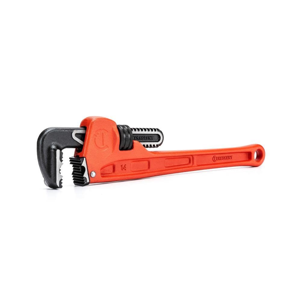 Crescent K9 Jaw Cast Iron Pipe Wrench - Hand Tool for Home Improvement, Mechanic, Plumbing & Repair - 14" - CIPW14