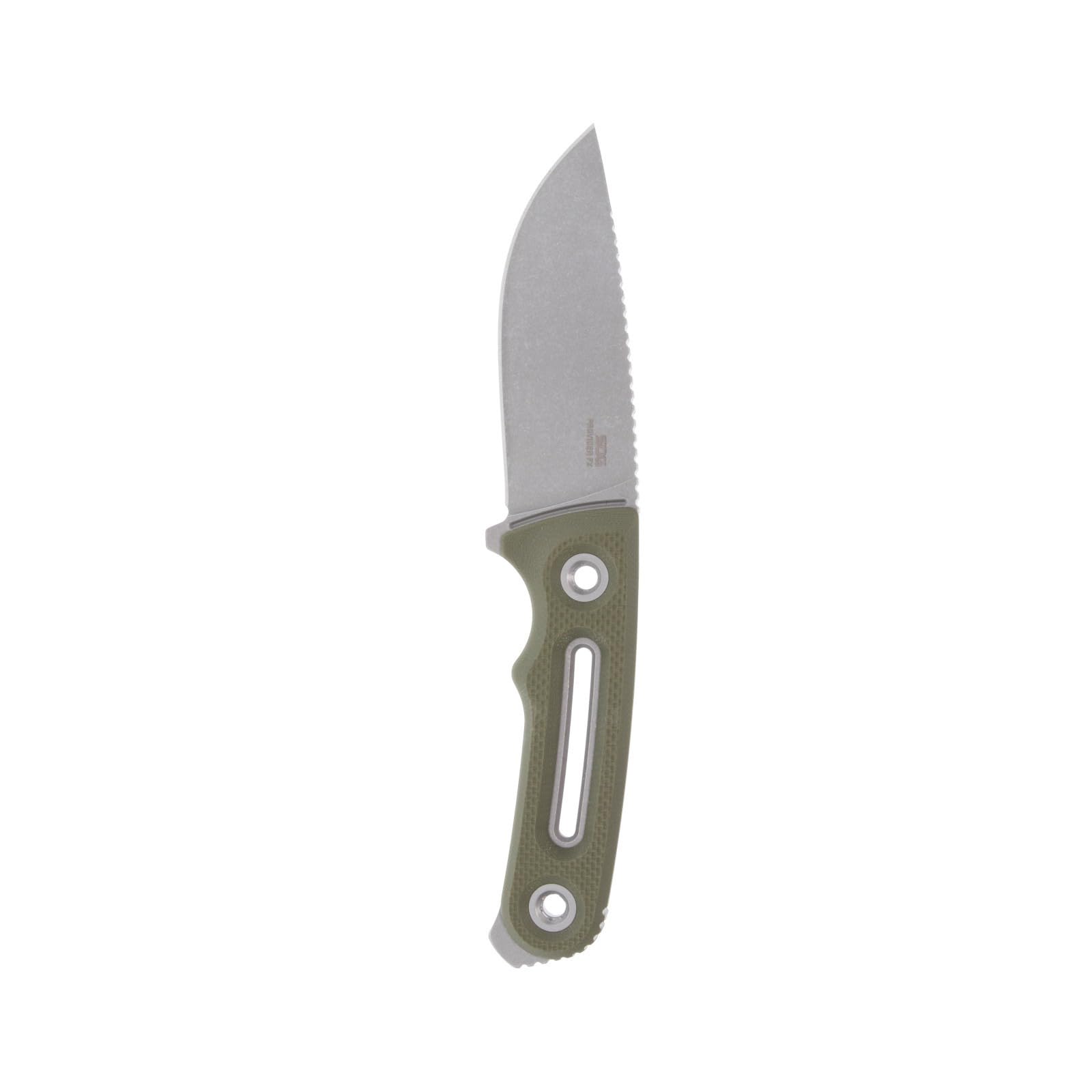 SOG FX Provider Outdoor Fixed Blade Knife for Campers & Hunters | 3.75" 154CM Stonewashed Steel Blade | Removable G10 Handles