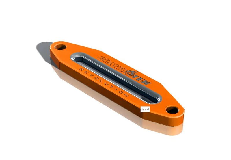 CrawlTek Aluminum Revolution Hawse Fairlead - Orange