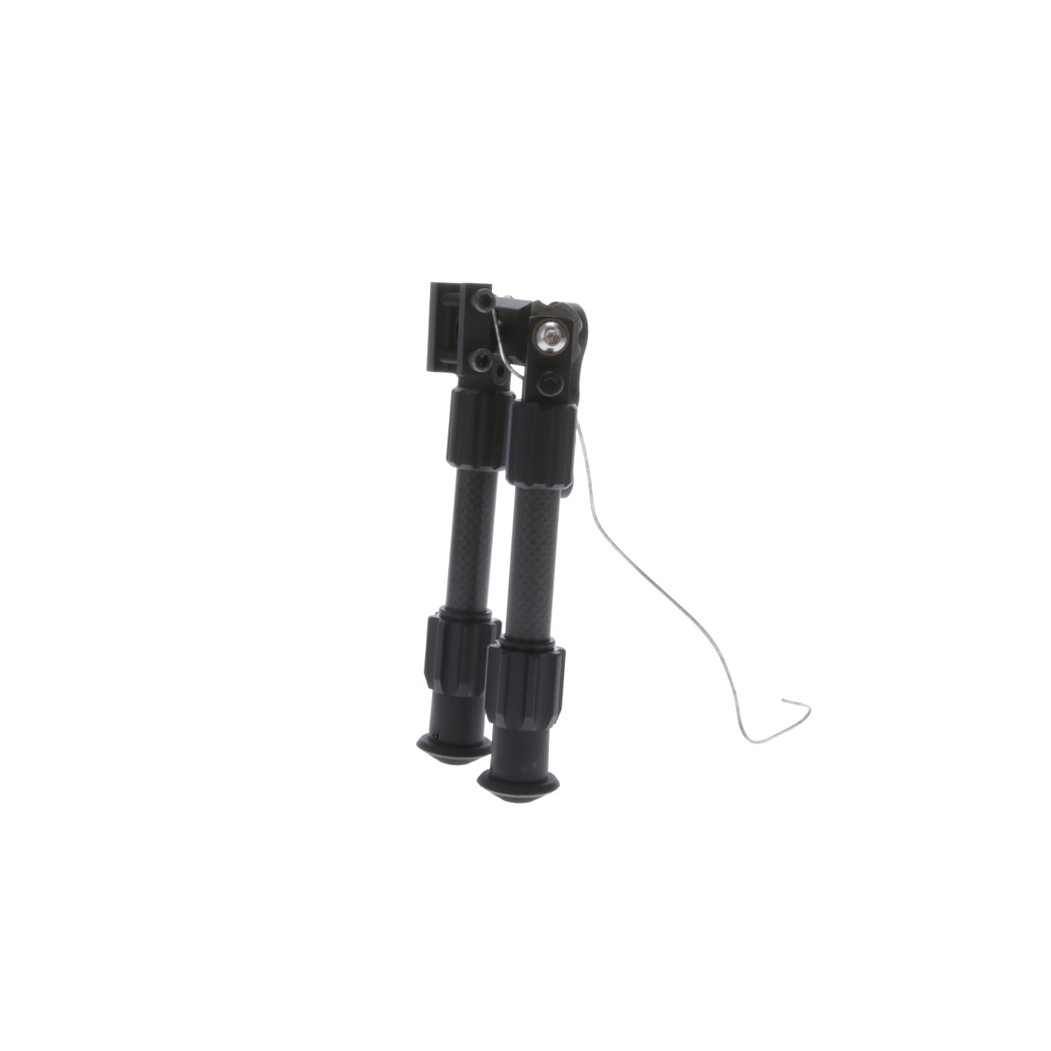 Tac Pod TRUGLO Carbon Pro Adjustable Lightweight Durable Portable Rifle Bipod w/Pivoting Base - 6-9 in. Leg Length, Picatinny Rail Mount