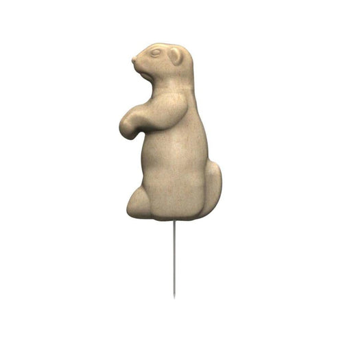 3D Stake Targets Birchwood Casey | Lightweight Portable Shooting Training Targets with Metal Stake | Pack of 6 | Prairie Dog