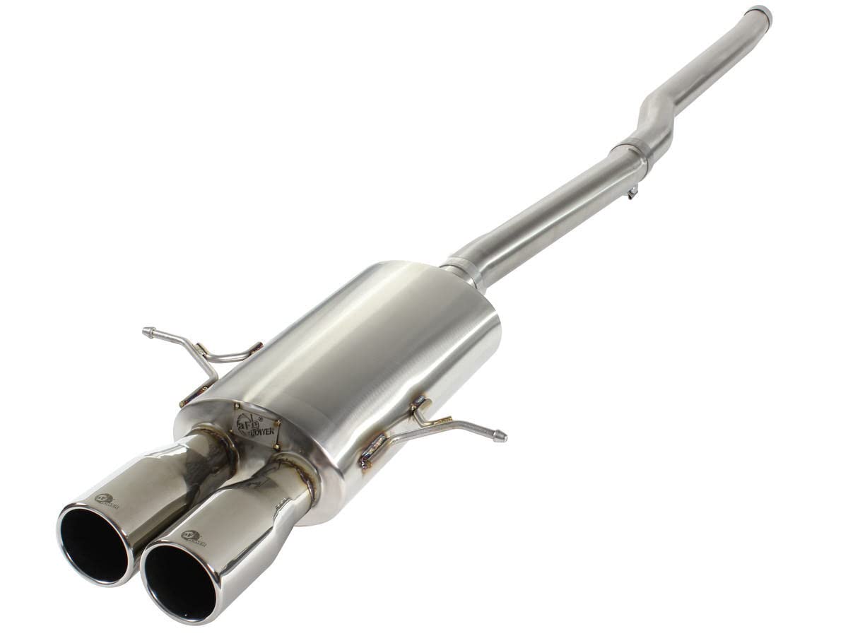 AFE Power MACH Force-Xp Exhaust System, Cat-Back, 2.5 in, 3.5 in Polished Tips, Stainless, MINI Cooper 2007-15, Kit