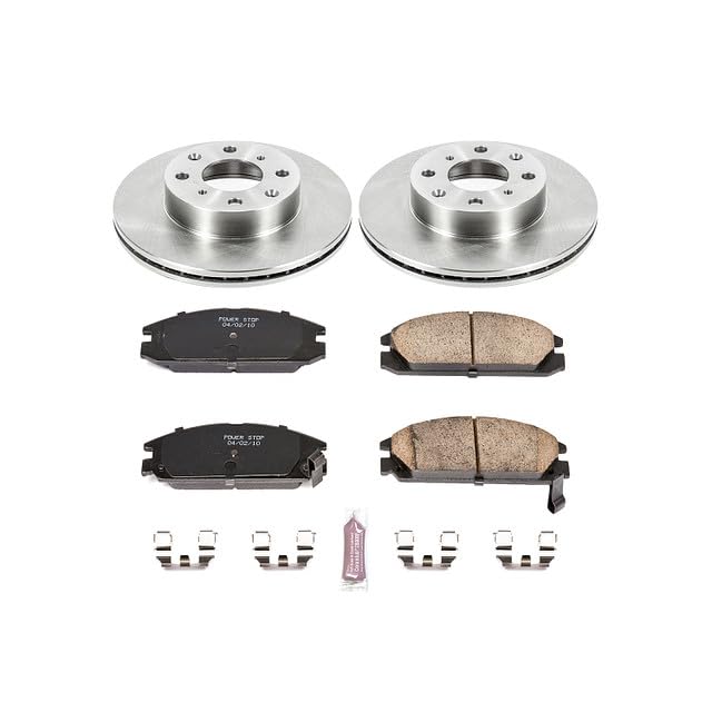 Power Stop Autospecialty KOE4839 Front Replacement Brake Kit-OE Brake Rotors & Ceramic Brake Pads