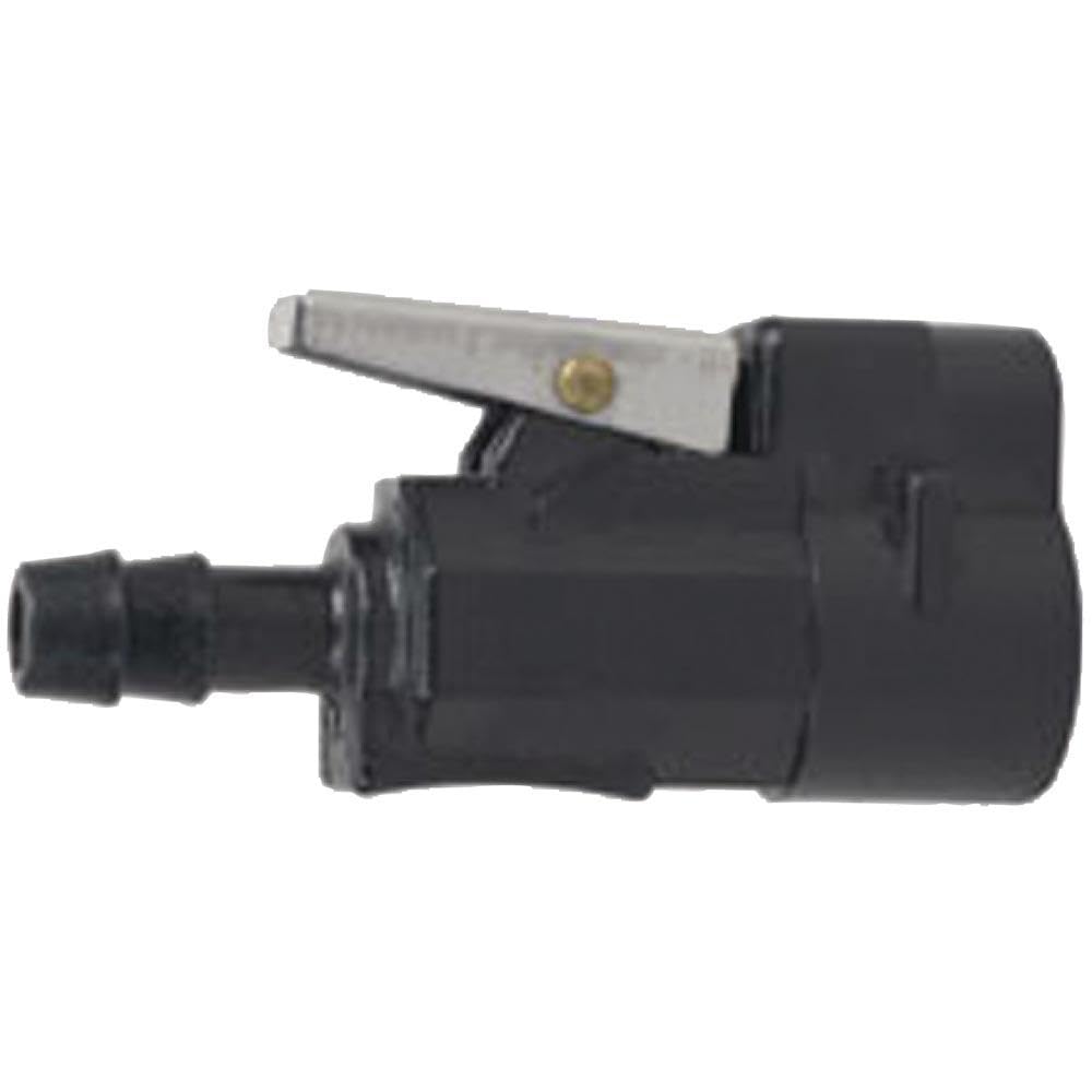 Moeller Marine Fuel Tank Connector Barb (Mercury, 3/8", Female, Two Prong Clip Style, 1998 and Newer Engines)