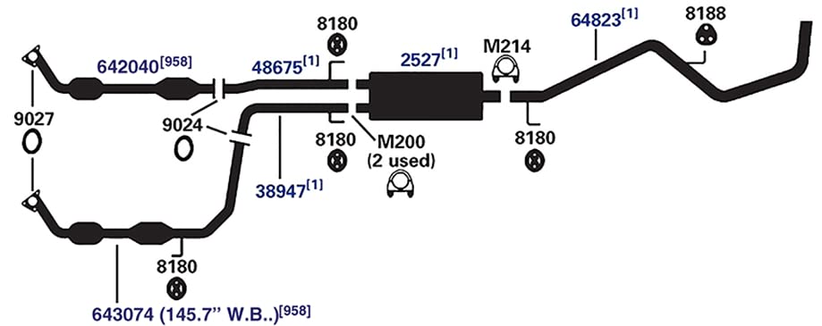 Exhaust Pipe AP Exhaust 48675