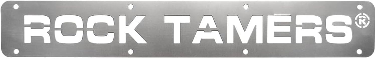 RT028: Crusier Accessories Rock Tamers Stainless Steel Trim Plate