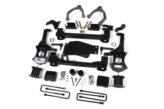 4 inch Zone Offroad Full Suspension Lift Kit | No Shocks | Compatible with Chevrolet Silverado 1500 Custom Trail Boss/LT, GMC Sierra 1500 AT4, 2024 LT 4WD, LTZ 4WD 2019-2023