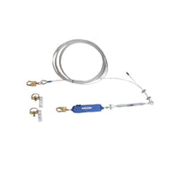 60 Ft. Werner 2-Man Cable Horizontal Lifeline System D-Bolt Anchor