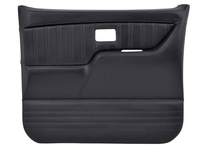 Brothers QDP0080RED Custom Sport Door Panels - Black/Red Stitching - Pair