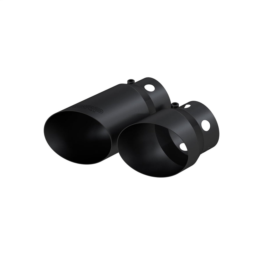 MBRP T5111BLK - Black Coated 304 SS Round Clamp-On Exhaust Tip Cover Set