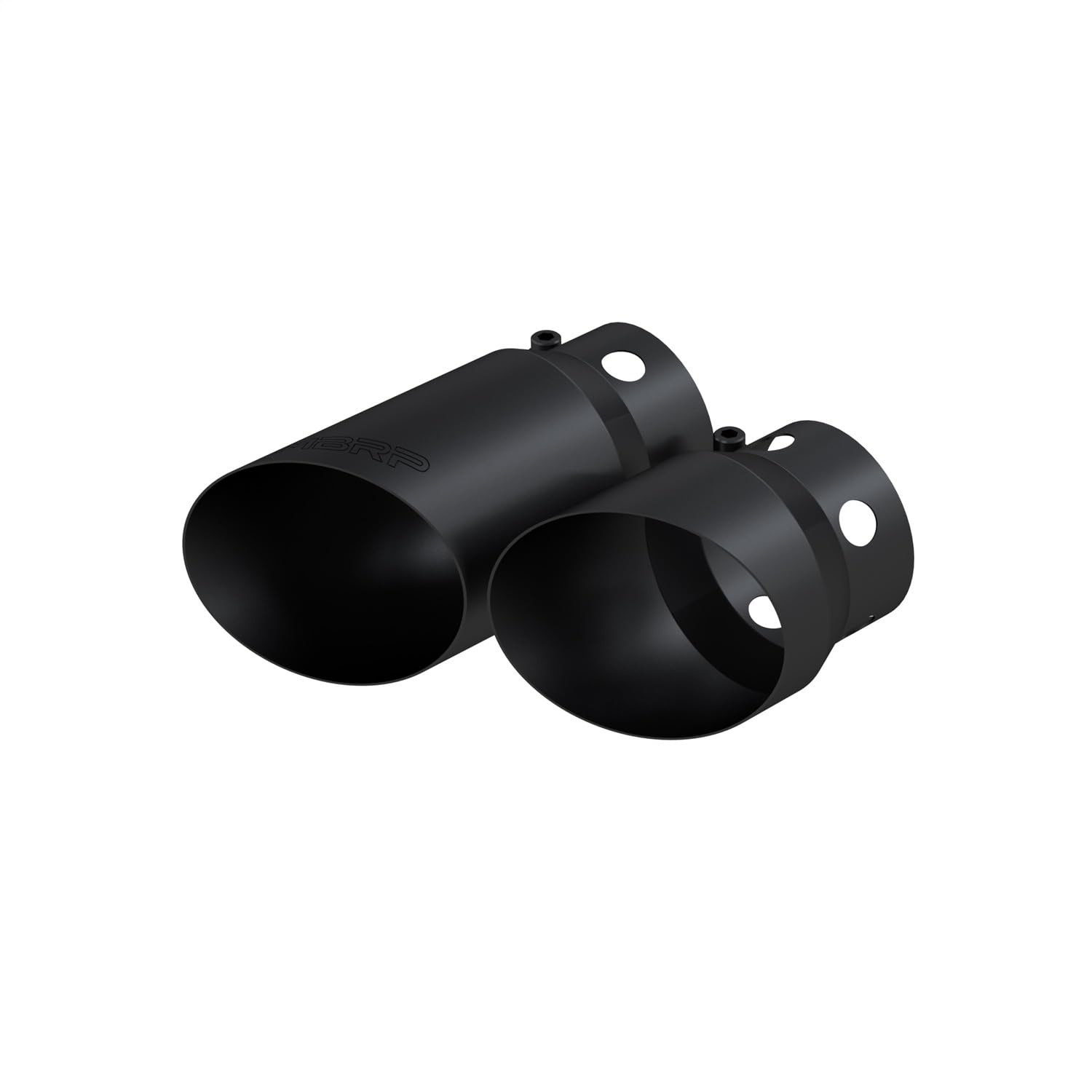 MBRP T5111BLK - Black Coated 304 SS Round Clamp-On Exhaust Tip Cover Set