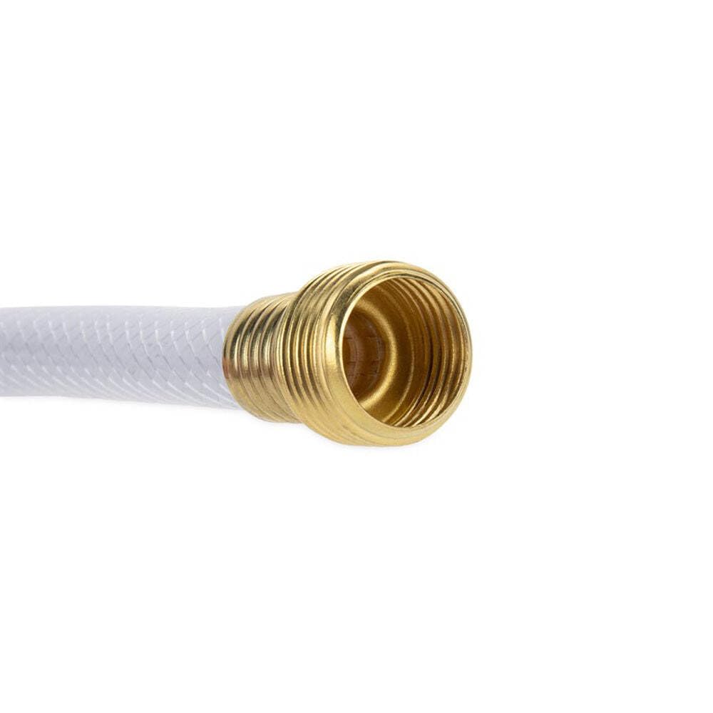 25-Ft Camco TastePURE - RV Drinking Water Hose - Contains No Lead, No BPA & No Phthalate - Features Reinforced Design & Crafted of PVC - 1/2” Inside Diameter, Made in the USA (22733)