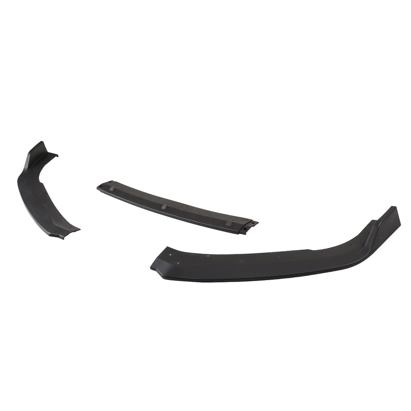 Matte Black Spec-D Tuning Front Bumper Lip Spoiler Splitter 3PC Compatible with 2018-2020 Honda Accord