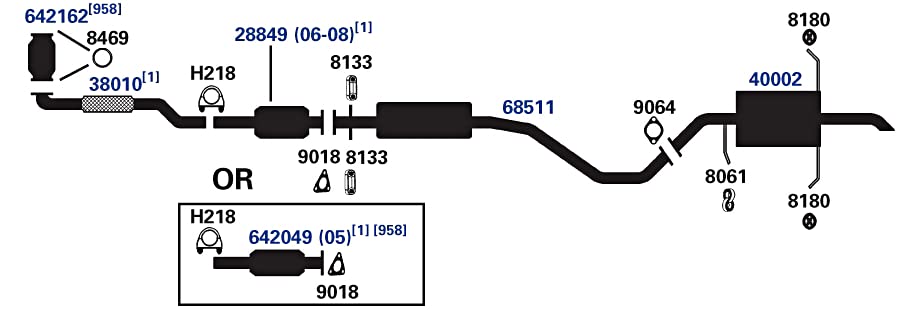 Exhaust Pipe AP Exhaust 40002