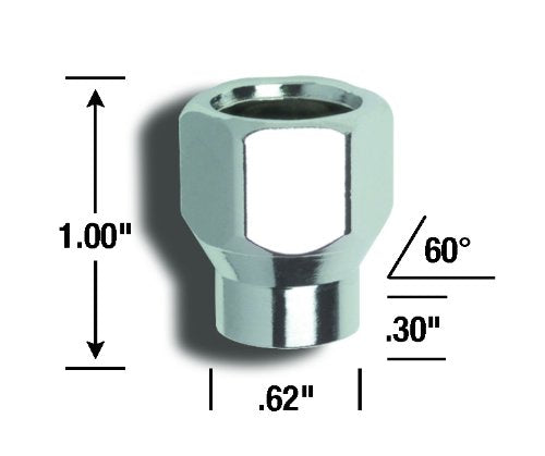 E-T/Ultra Gorilla Automotive 68087 Open End Lug Nuts (1/2" Thread Size)