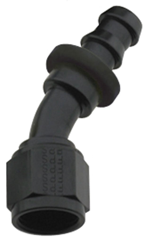 Black Fragola 203016-BL Size (-16) 30° Push Lock Hose Fitting