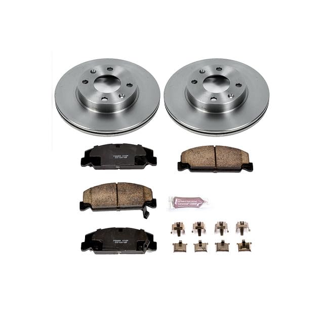 POWERSTOP Autospecialty KOE398 Front Replacement Brake Kit-OE Brake Rotors & Ceramic Brake Pads
