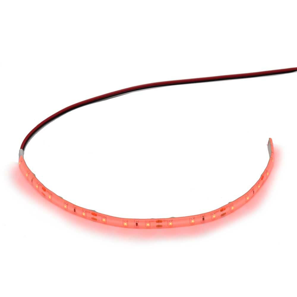 T-H Marine Flex Strip LED Rope Lights | Boat Deck and Gunwale Lighting Strips | 12", Red