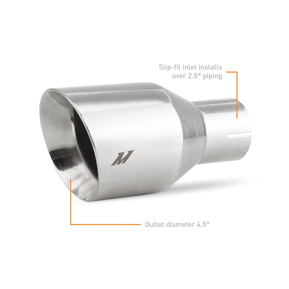 Double Wall Mishimoto Exhaust Tip, 2.5" Inlet