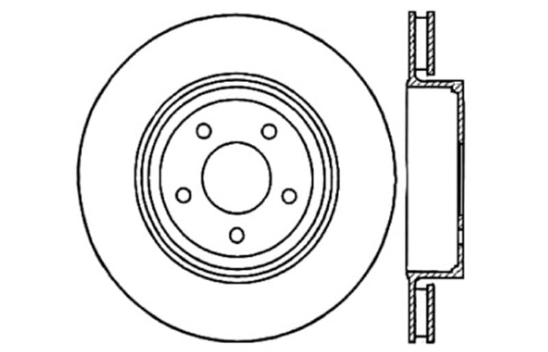 Brake Rotor StopTech (128.58001CL)