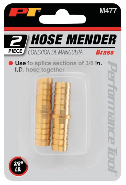 Hose Splicer Performance Tool M477 for 3/8-Inch I.D. Hoses, Hose Repair Connector